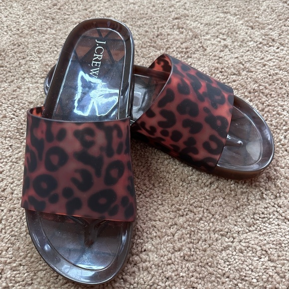 NEW J. Crew Tortoise Slide Sandal Women’s Size 38/7 Water Resistant Pool Slides - Picture 6 of 11